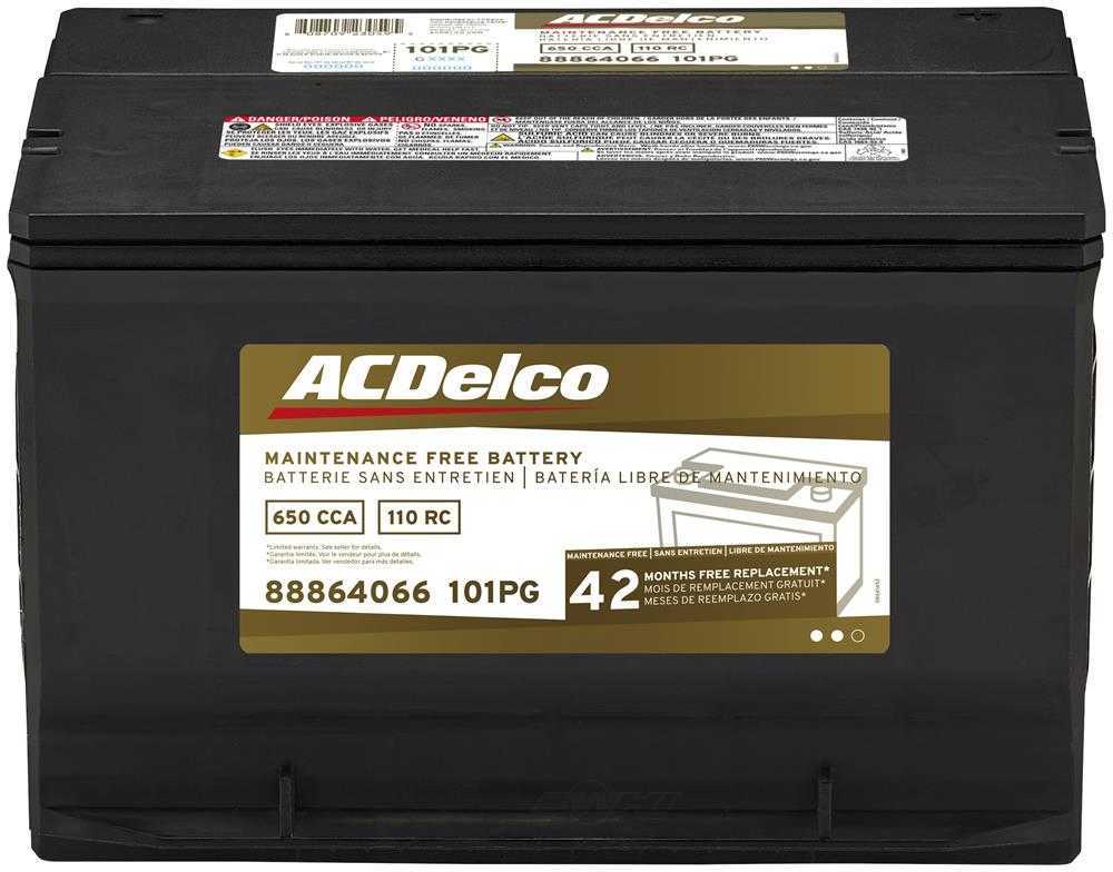 Brand New A-C Delco 101PG Gold Battery - 650CCA - 110RC 42 Month Warranty Free Ship