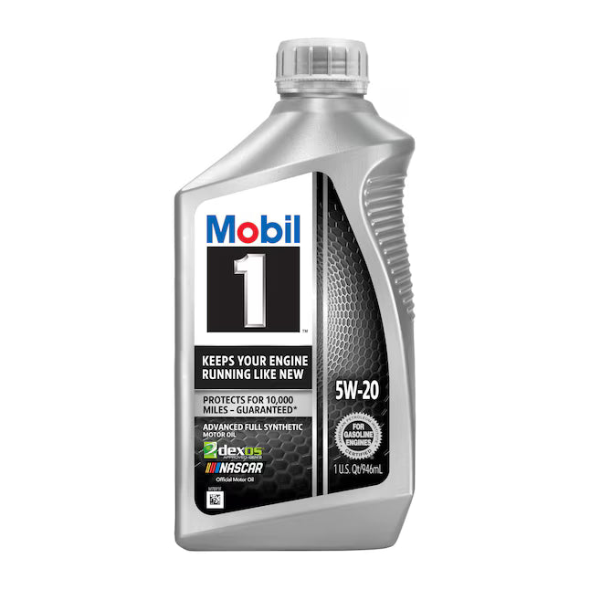 Mobil 1 5W20 Synthetic Oil 1 qt Bottles Case Of 6 Quarts