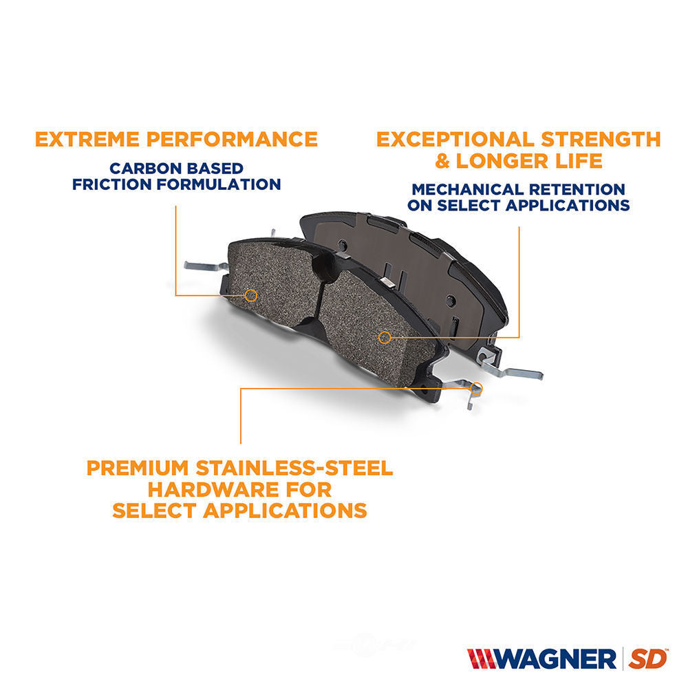 Rr Severe Duty Brake Pads  Wagner  SX1352