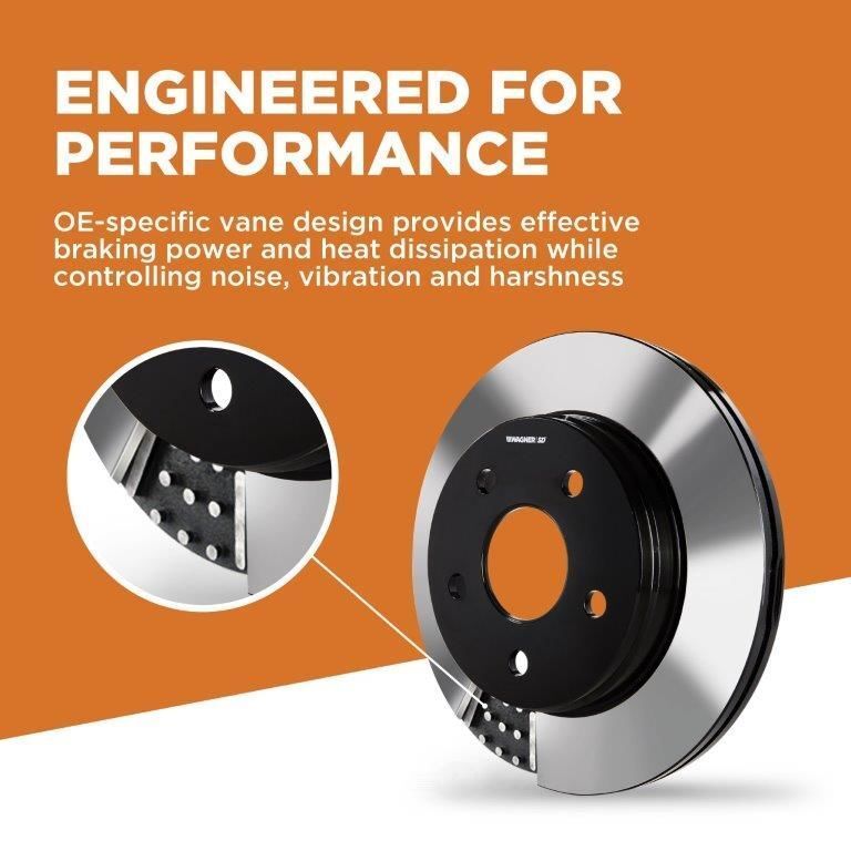 Rear Severe Duty Brake Rotor  Wagner  DSX180435E