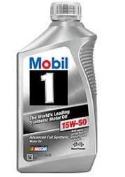 122377 Mobil 1 94002 15W50 Synthetic Motor Oil 1 Case Of 6 Quarts