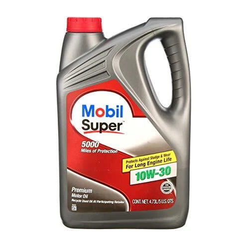 Mobil Super 10W-30 Semi-Synthetic Blended Motor Oil