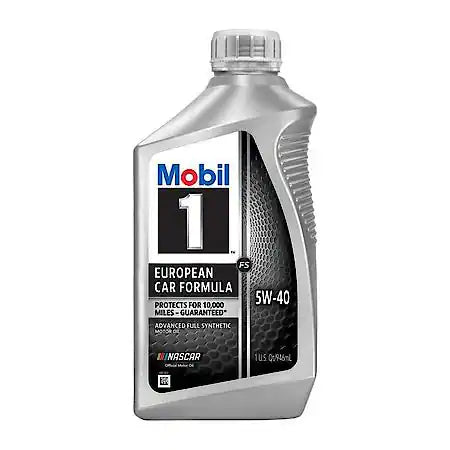 Mobil 1 FS European Car Formula 5W-40 Full Synthetic Motor Oil, Extends Engine Life, 1 Quart