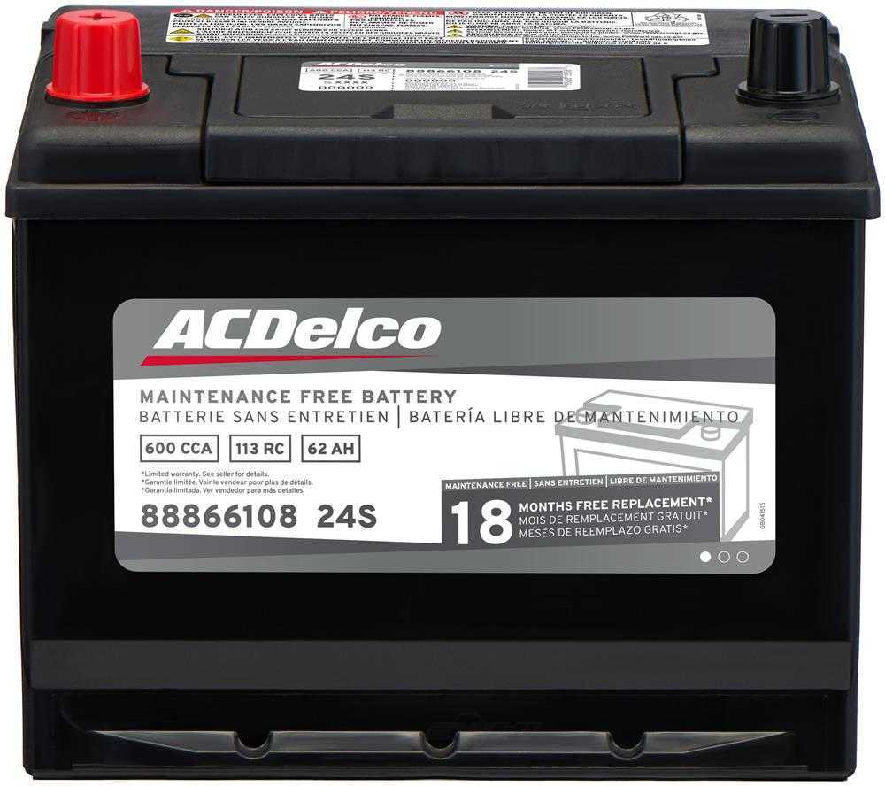 Brand New A-C Delco 24S Battery - 600CCA-113RC 18 Month Ships Free