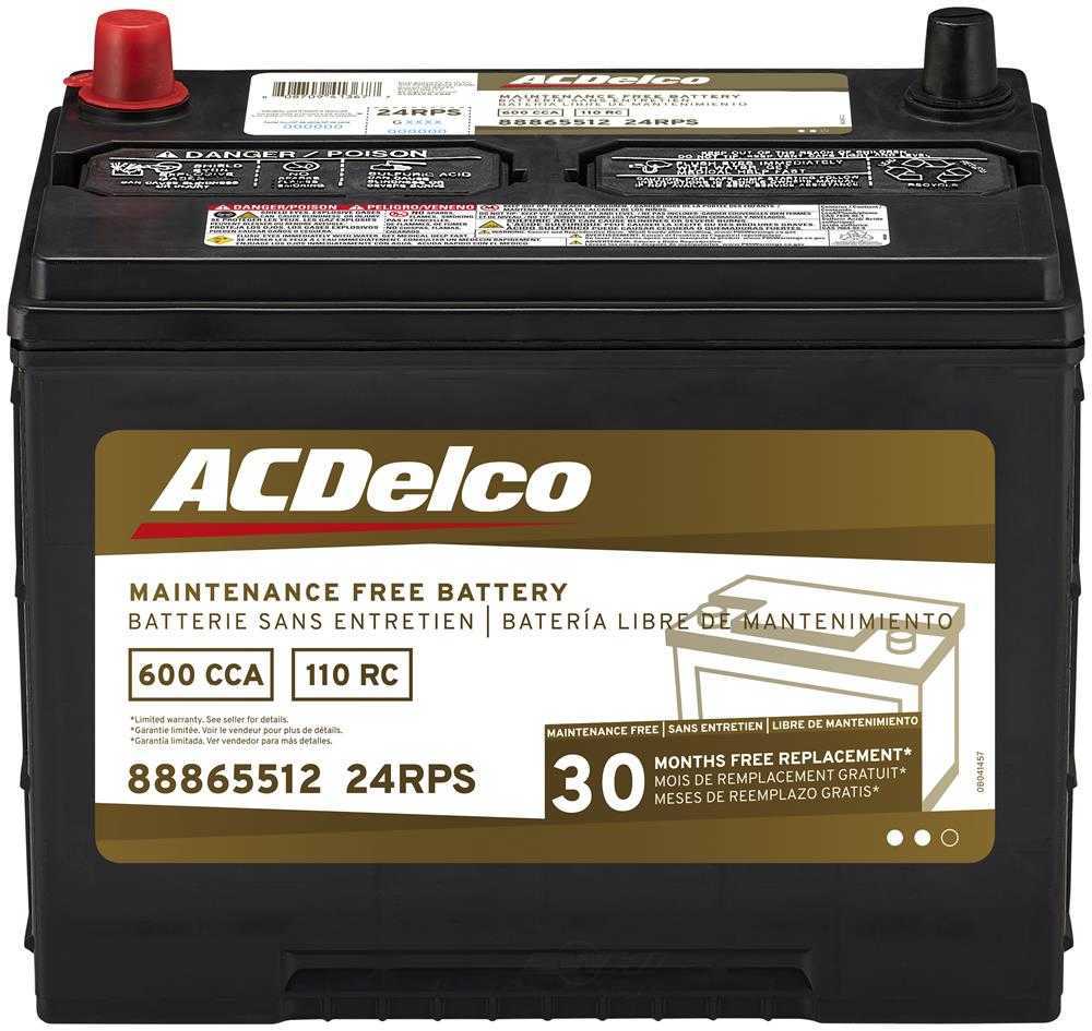 Brand New A-C Delco 24RPS  Battery - 600CCA-110RC 30 Month Ships Free