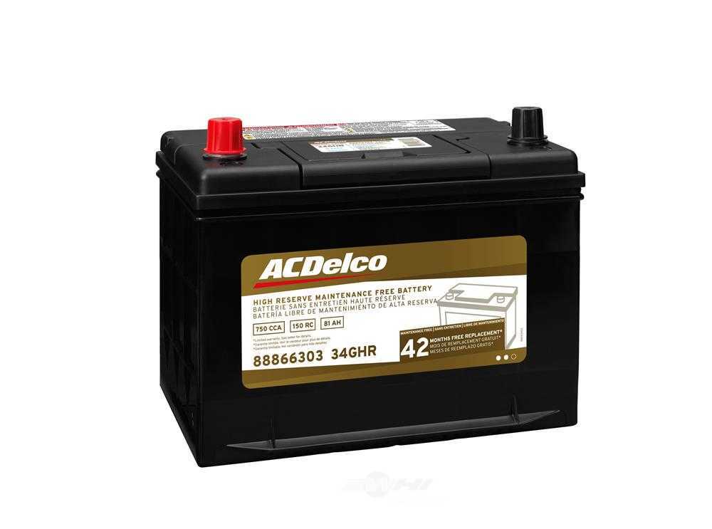 Brand New A-C Delco 34GHR Gold Battery - 750CCA-150RC 42 Month Ships Free