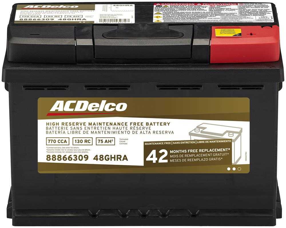 Brand New A-C Delco 48GHRA Gold Battery - 770CCA-130RC 42 Month Ships Free