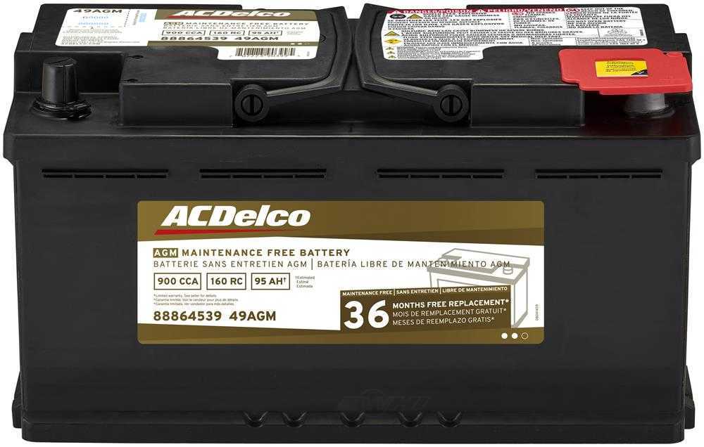 Brand New A-C Delco 49AGM Gold Battery - 900CCA-160RC 36 Month Ships Free