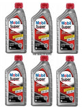 MOBIL Engine Oil: Synthetic Blend, 1 qt Size, Bottle, 5W-20, Super - Case Of 6 Quarts