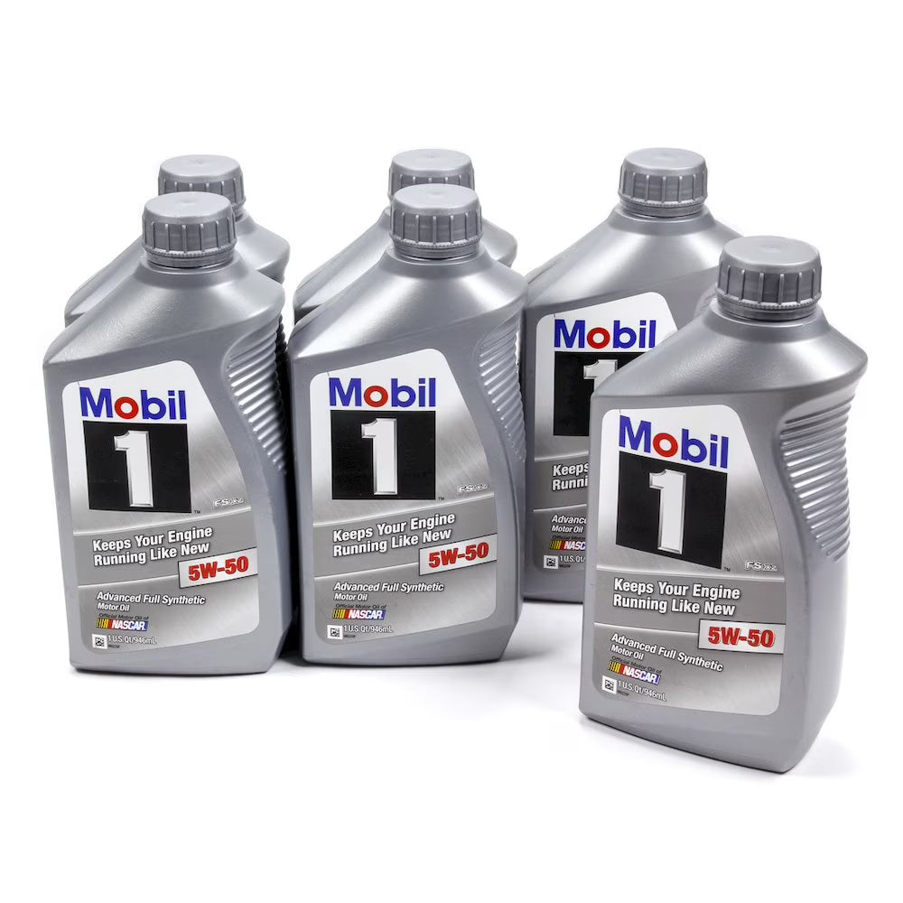 Mobil 1 Advanced Full Synthetic Motor Oil 5W-50 1 Quart Bottle Case Of 6