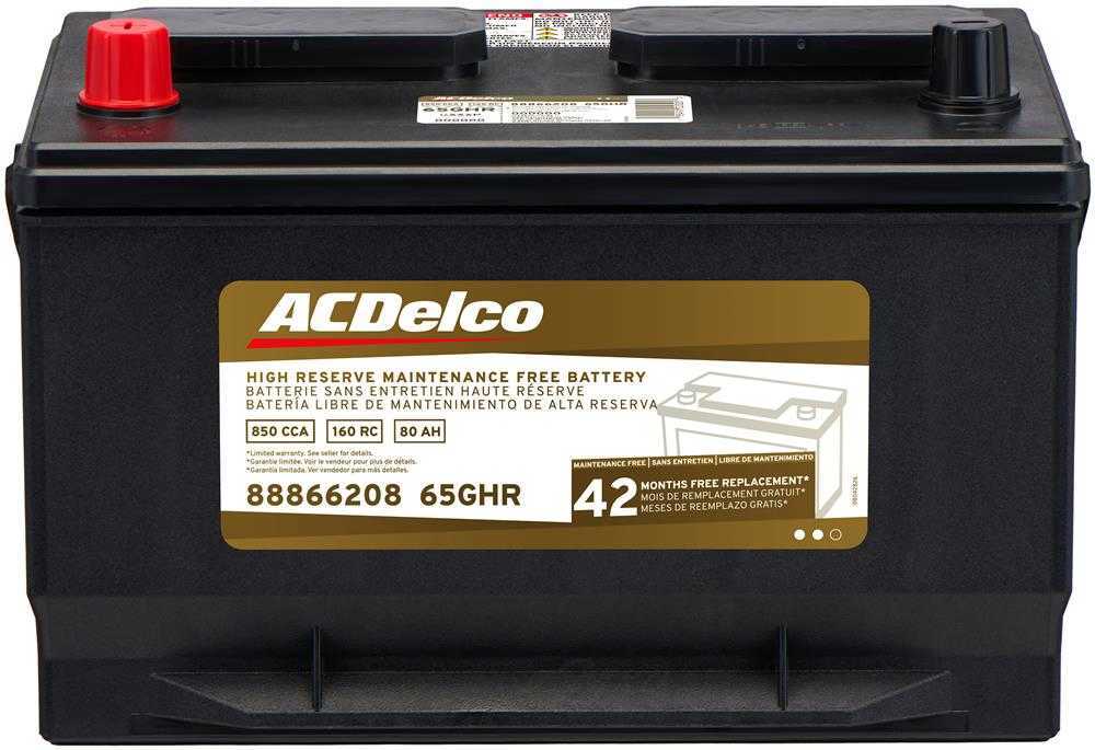 Brand New A-C Delco 65GHR Gold Battery - 850CCA-160RC 42 Month Ships Free