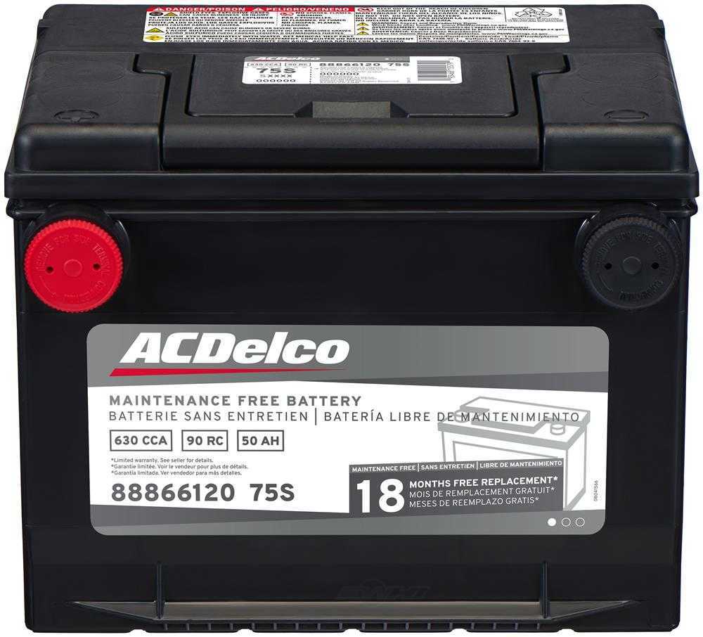 Brand New A-C Delco 75S Battery - 630CCA-90RC 18 Month Ships Free