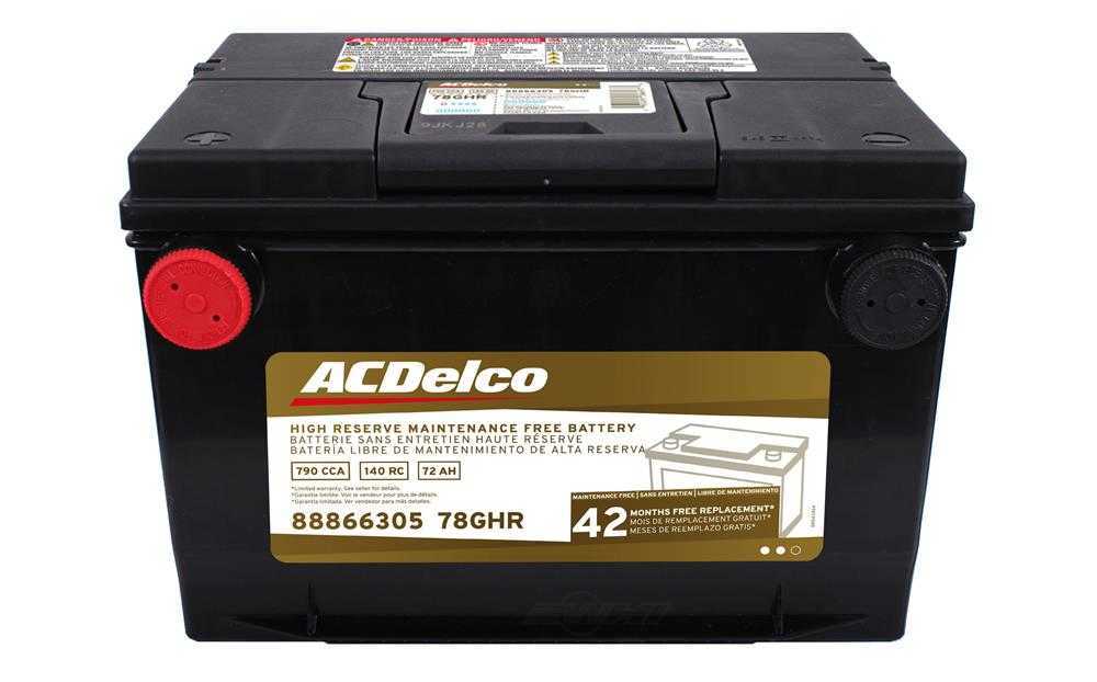 Brand New A-C Delco 78GHR Gold Battery - 790CCA-140RC 42 Month Ships Free