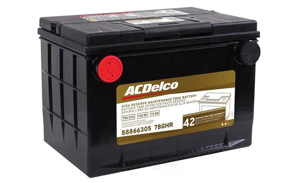 Brand New A-C Delco 78GHR Gold Battery - 790CCA-140RC 42 Month Ships Free