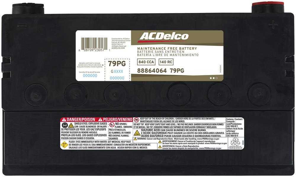 Brand New A-C Delco 79PG Gold Battery - 740CCA-140RC 42 Month Ships Free