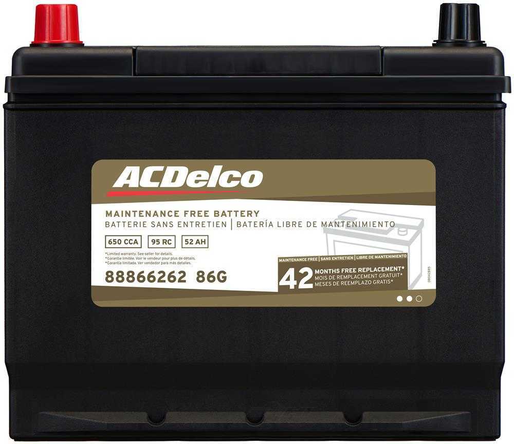 Brand New A-C Delco 86G Gold Battery - 650CCA-95RC 42 Month Ships Free