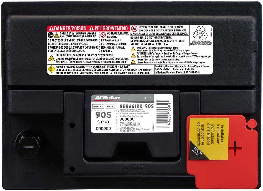 Brand New A-C Delco 90S  Battery - 590CCA-100RC 18 Month Ships Free