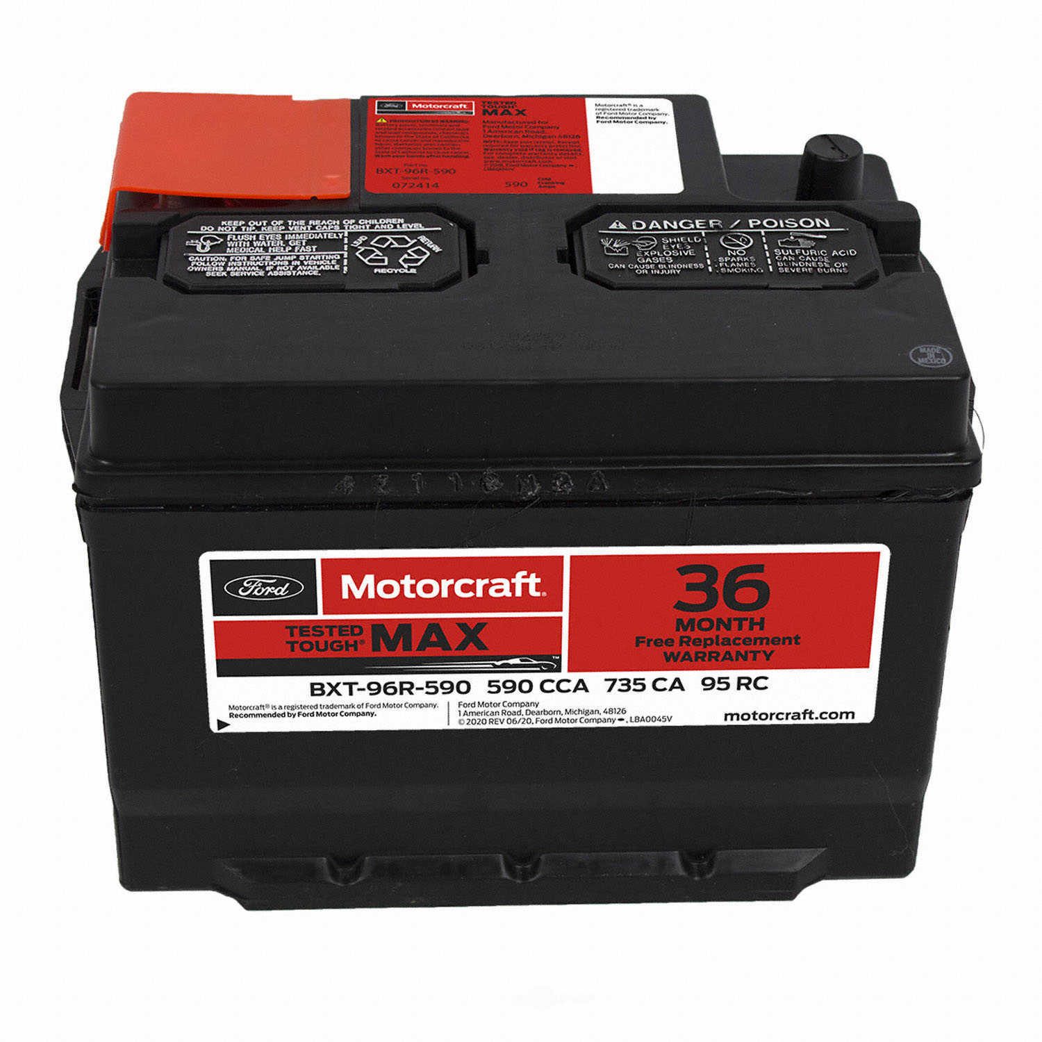Battery  Motorcraft  BXT96R590
