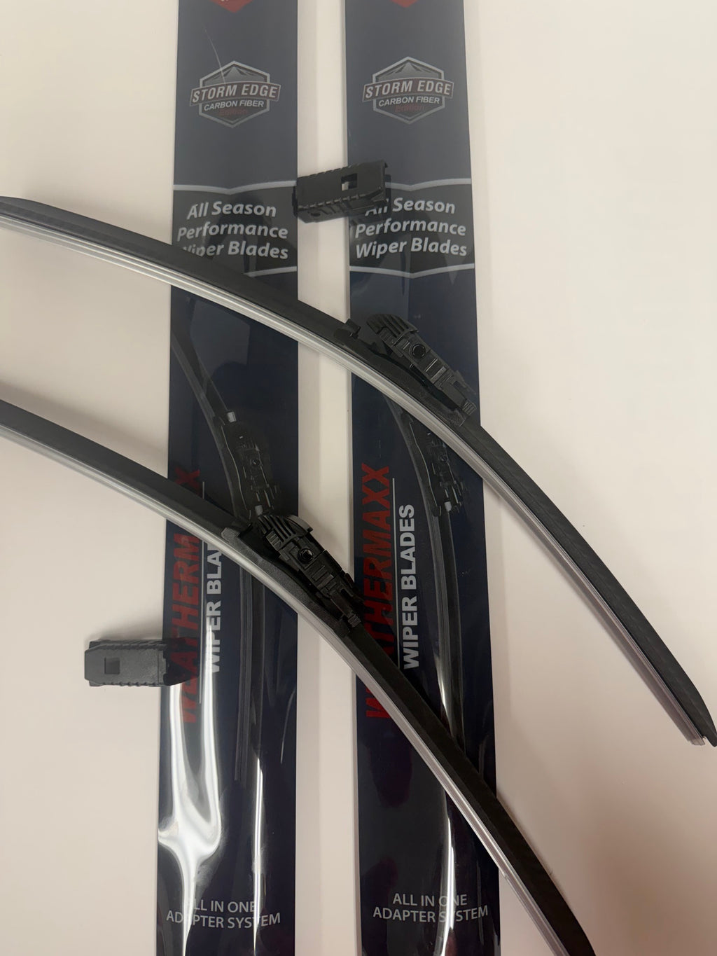 OEM Carbon Fiber Edition Set of 19" & 19" Storm Edge Premium Wiper Blade's No Adapter's