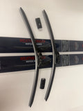 OEM Carbon Fiber Edition Set of 19" & 19" Storm Edge Premium Wiper Blade's No Adapter's