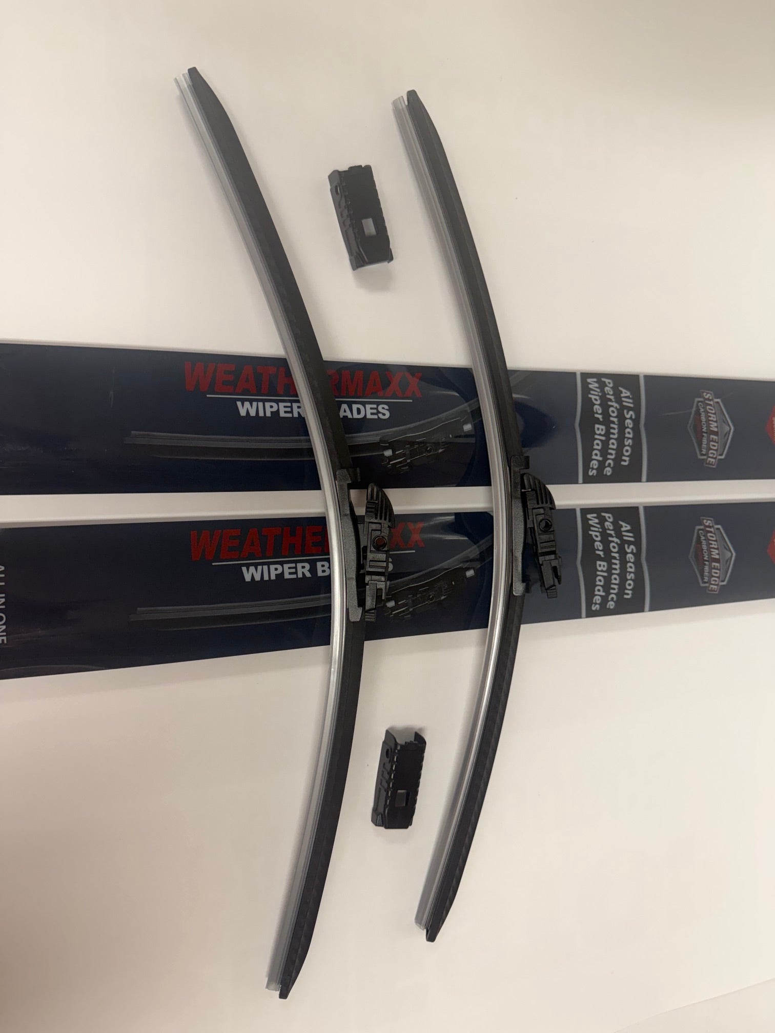 OEM Carbon Fiber Edition Set of 19" & 19" Storm Edge Premium Wiper Blade's No Adapter's