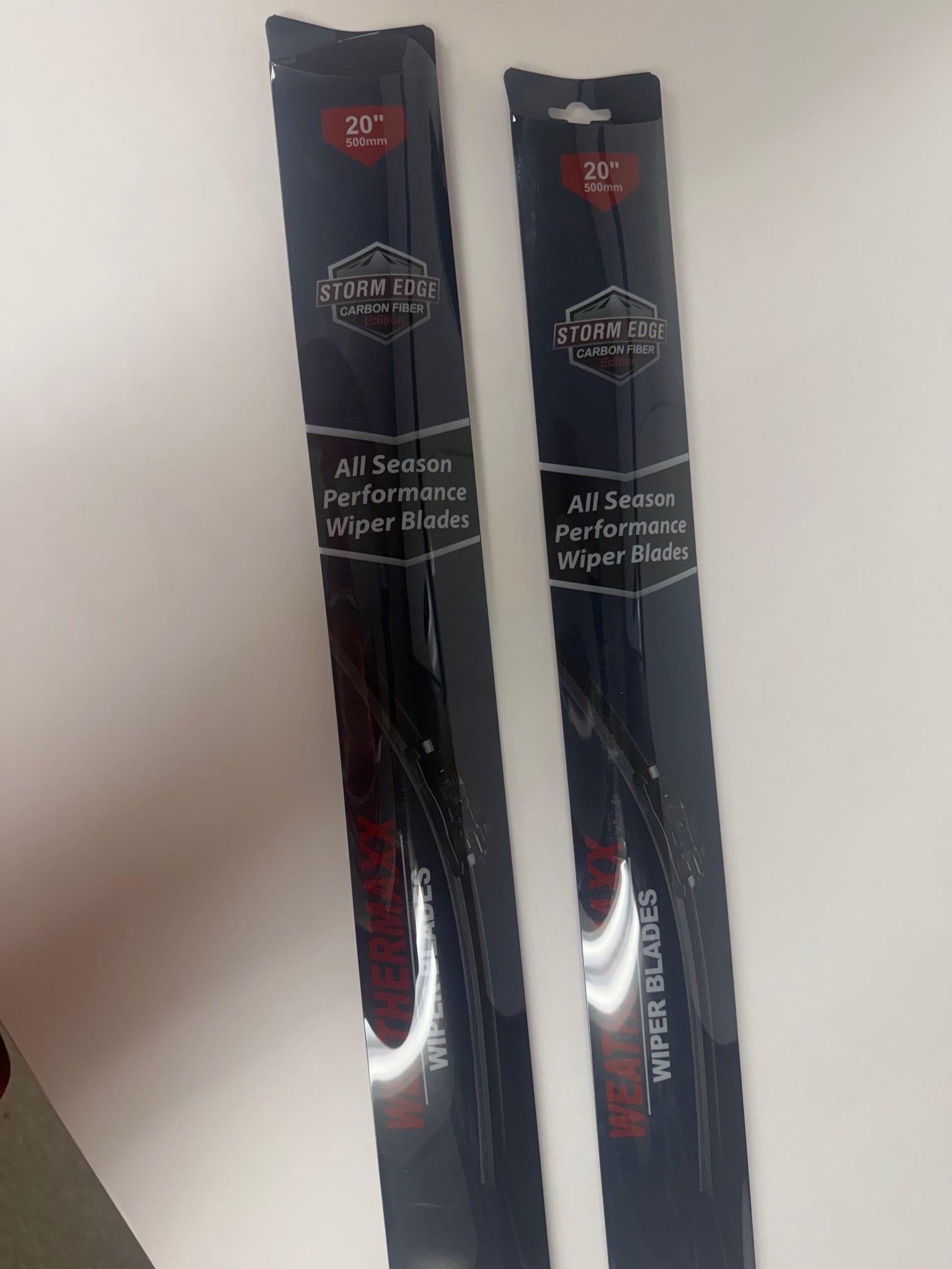 OEM Carbon Fiber Edition Set of 19" & 19" Storm Edge Premium Wiper Blade's No Adapter's