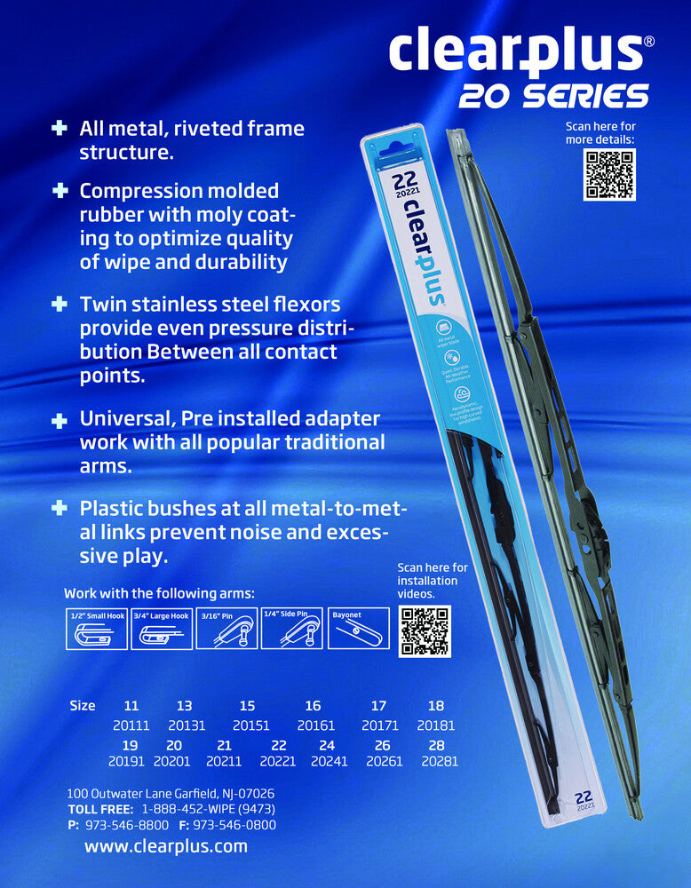 Wiper Blade  Clearplus  20261