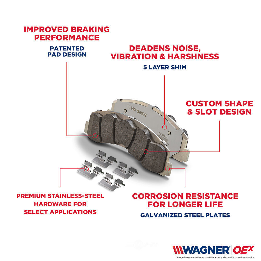 Wagner Premium OEX Ceramic Brake Pad OEX1398