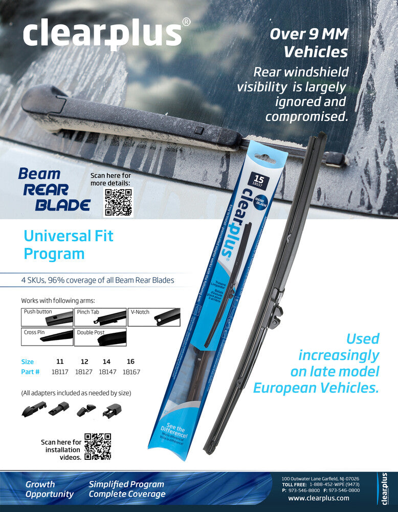 Wiper Blade  Clearplus  18147