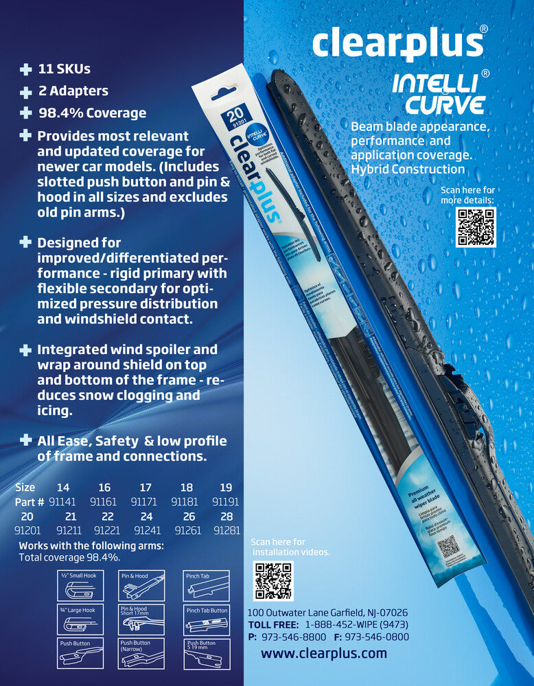 Wiper Blade  Clearplus  91221