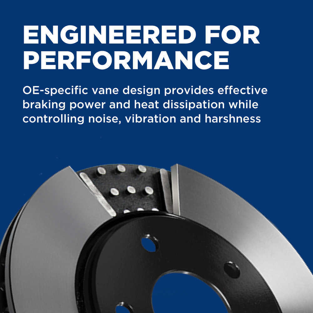 Frt Disc Brake Rotor  Wagner  BD126544E