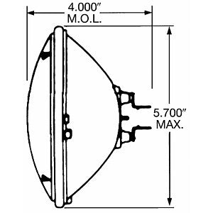 Low Beam Headlight  Wagner  H5006