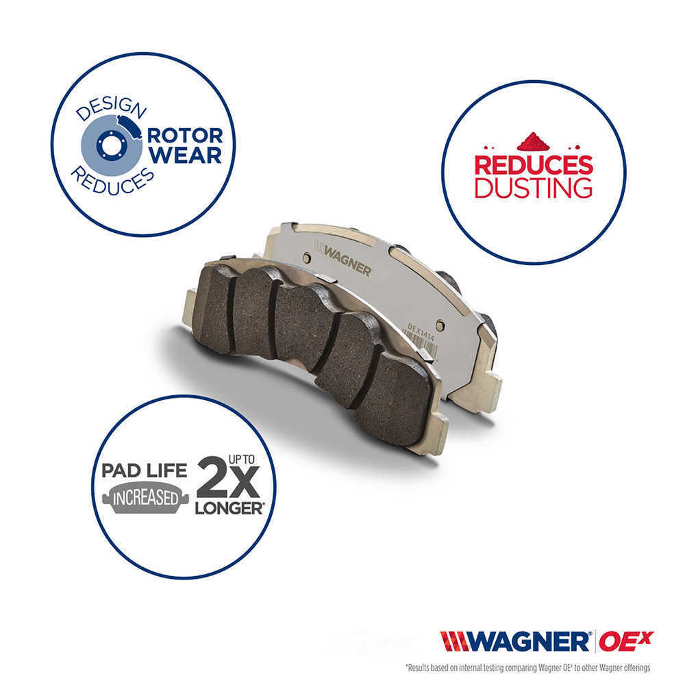 Wagner Premium OEX Ceramic Brake Pad OEX2039