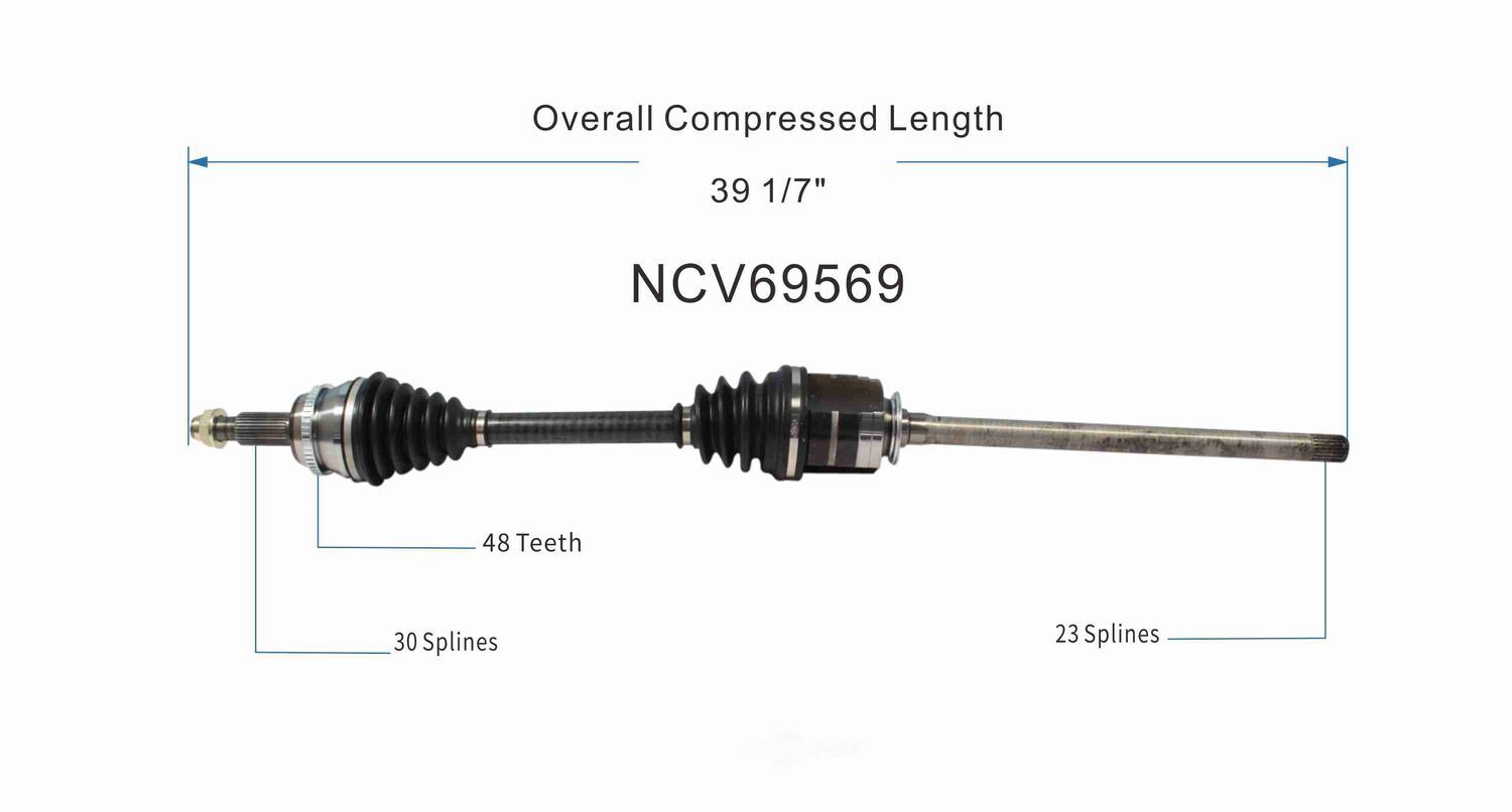 Right New CV Complete Assy   GSP North America   NCV69569
