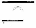 Rr Premium Brake Shoes  Centric Parts  111.03660