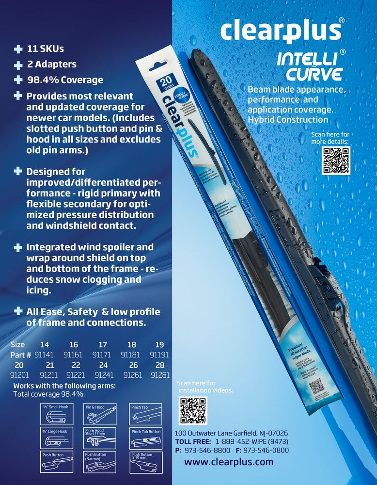 Wiper Blade  Clearplus  91281