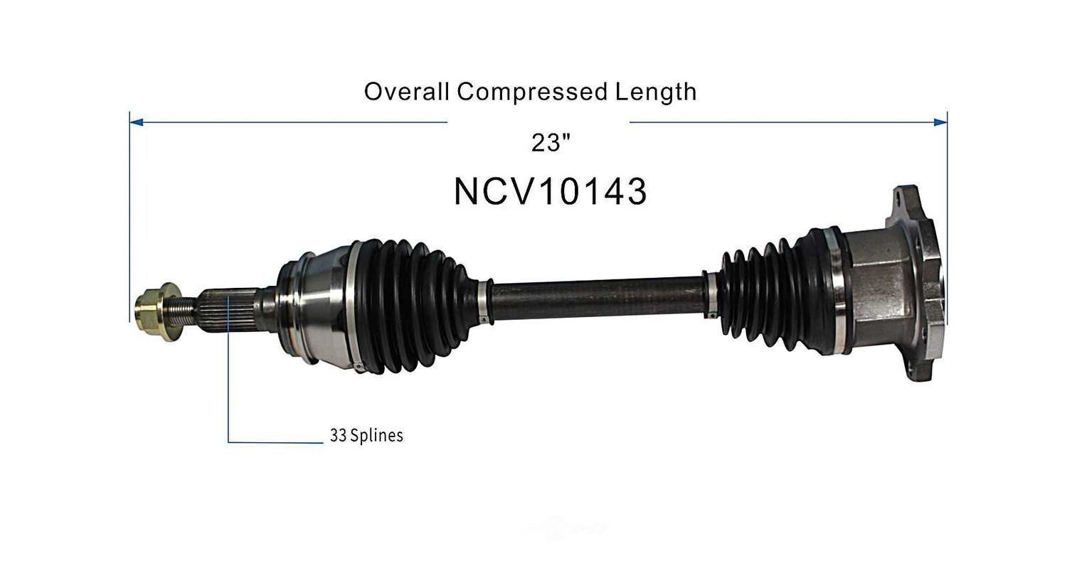 Axle Shaft Assy- CV Shaft   GSP North America   NCV10143