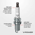 V Power Spark Plug  NGK  6630