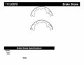 Rr Premium Brake Shoes  Centric Parts  111.03570