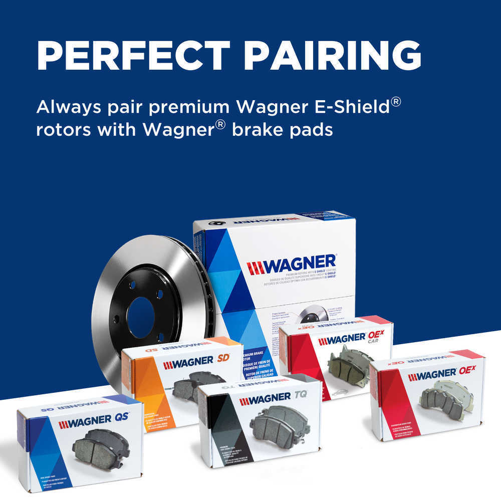 Rr Disc Brake Rotor  Wagner  BD126110E