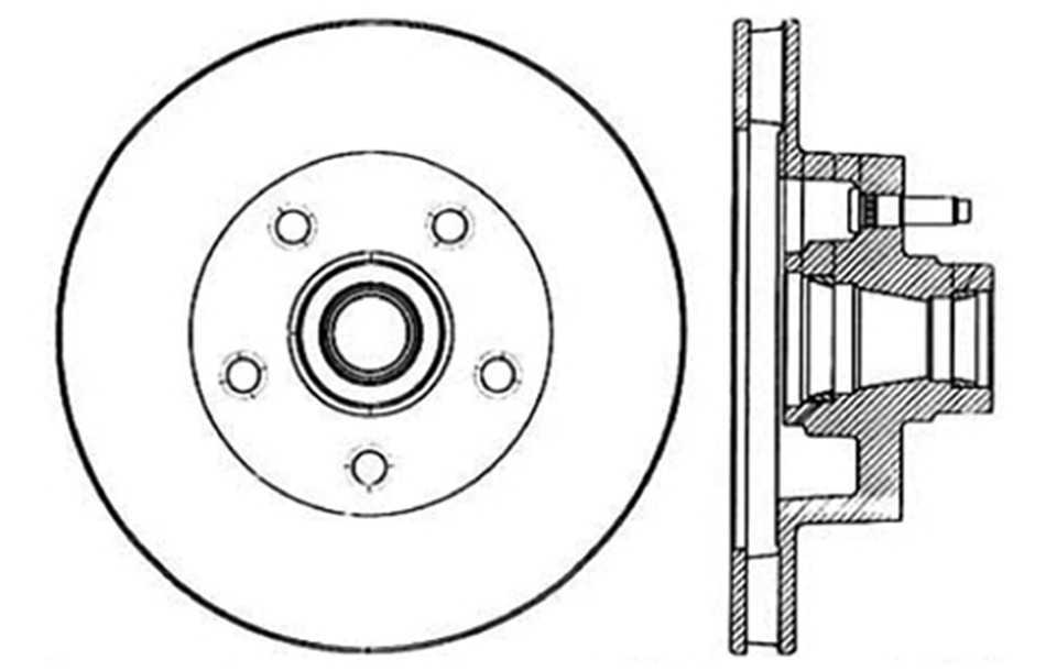 Frt Disc Brake Rotor   FVP   121.61006